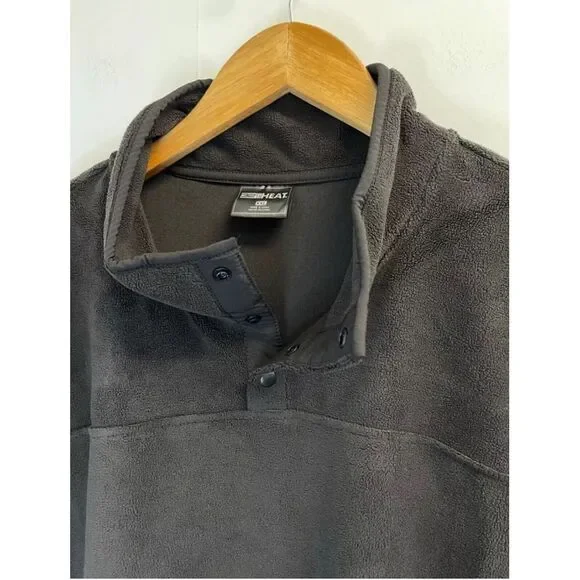 NEW 32 Degrees Women's Plus 3X Snap Arctic Fleece Pullover Stretch Comfort Soft - Picture 3 of 4